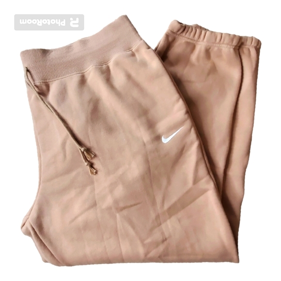 Nike sportswear Phoenix Fleece high rise jogger XXL women tan - Picture 2 of 8